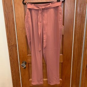 Lauren Conrad Pink High Waisted Trouser